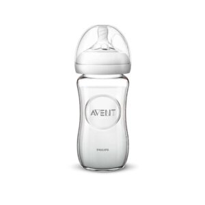 Avent Bib Naturel En Verre Cam +1m 240ml Scf053/17