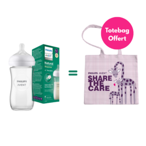 Avent Bib Natural En Verre Teat +1m 240ml Scy933/01