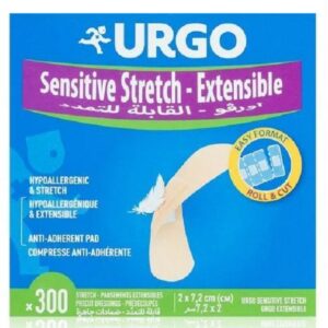 Urgo Senistive Stretch - Extensible 2*7.2cm Bte De 300pcs