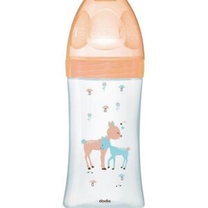 Dodie Bib Sens+ Verre 270ml Beige 0-6m Tet Plat D2