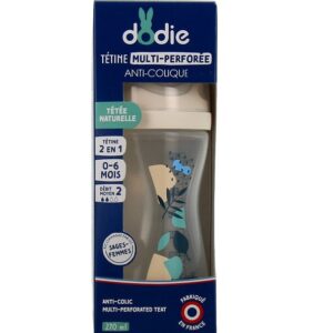 Dodie Bib Multi-Perfore Tet Debit 2 Bleu 0-6m 270ml