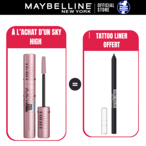 Maybelline Pack Sky High Mascara + Tatto Liner 900-Deep Onyx Pack