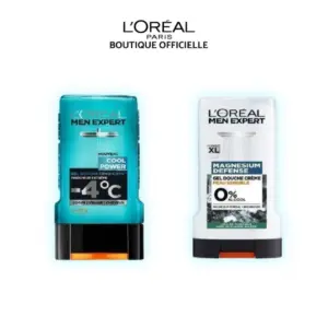 L'oreal Lot 2 Gel Douche 300ml " Magnesium Sensivite+Magnesium"