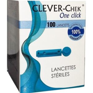 Clever ChecK Lancette 100pcs Bleu
