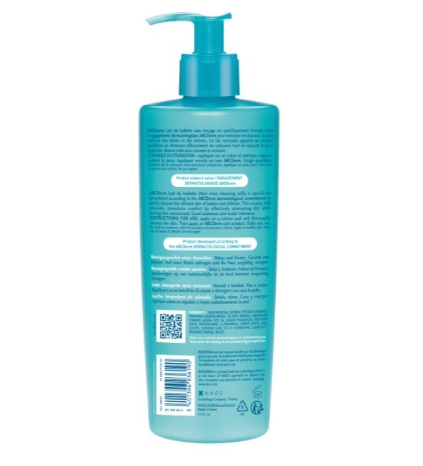 Abcderm Lait Toilette 500ml — vue détail