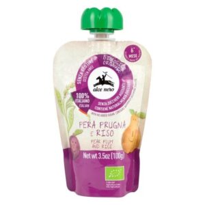 Alce Baby Puree Poire Pruneaux Riz 100g