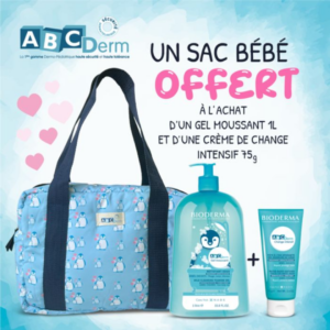 Abcderm Gel Moussante 1L+Creme De Change Intensif 75g SAC