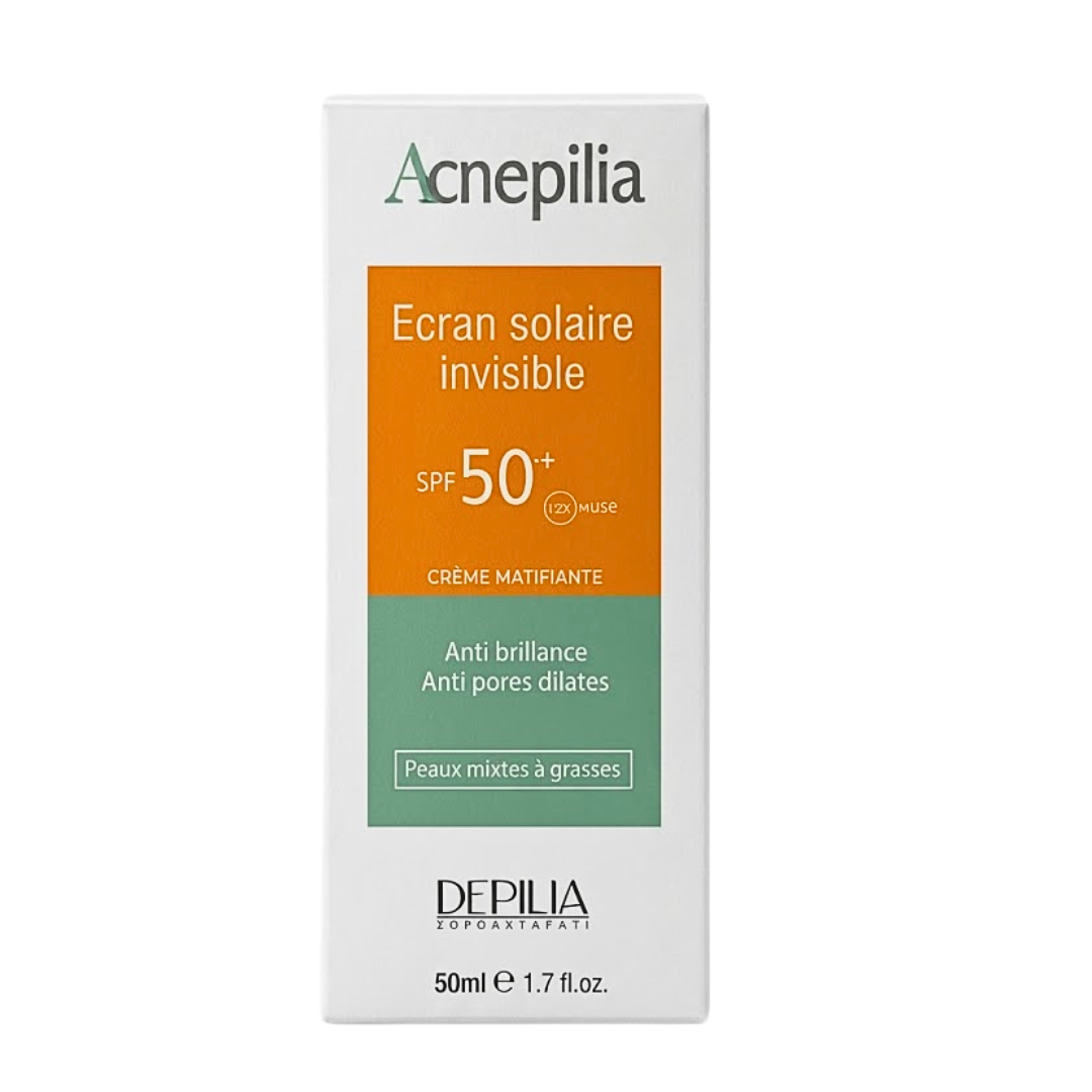 Acnepilia Creme Invisible Spf50+ 50ml — vue principale