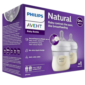 Avent Bib Natural Avec Tet +0m 2*125ml SCY900/02