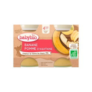 Babybio Petit Pot Pomme Banane 2*130g