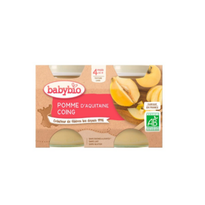 Babybio Petit Pot Pomme Coing 2*130g