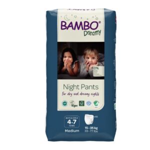 Bambo Dreamy Pants Night Boys/Girl 4-7 Years 15-35kg/10un