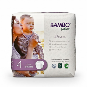 Bambo Nature 4, Couches 7-14kg 27Unites