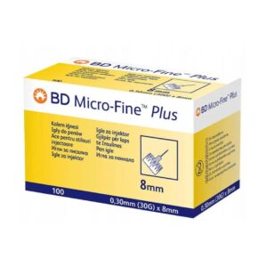 Bd Micro-fine Plus Aiguille Insuline 30G/8mm Bte 100pcs