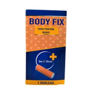 Body Fix Sparadrap Perfore 5*10cm Rouge