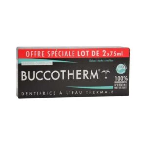 Buccotherm Dent Charbon Noir 2*75ml Pack
