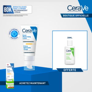Cerave Creme Hydratante SPF50 52ml +Creme Hydratant Ech Pack