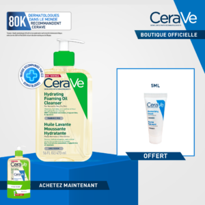 Cerave Huile Lavante Moussante 473ml+Baume Lavante Ech Pack