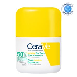 Cerave Ecran Fluide Invisible Toucher Sec SPF50+ 50ml