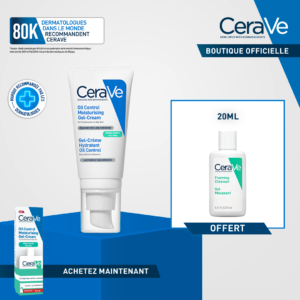 Cerave Gel Creme Hydratant Oil Control Pmg 52ml+Gel Ech