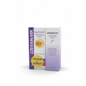 Covermark Luminous Serum+Rayblock Normal Invisible Pack