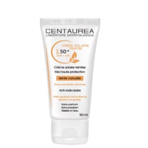 Centaurea Creme Solaire Teinte Naturelle SPF50+ 50ml