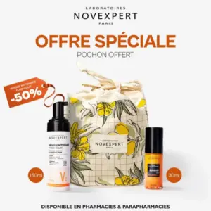 Novexpert Booster Trousse -50%"Serum Booster Vit C+Mousse Flash Eclat"