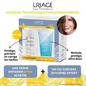 Uriage Duo Pack "Depiderm SPF50 30ml+gel Surgras 50ml"