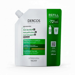 Dercos Shamp Anti-Pelliculaire Chvx Secs Refill Recharge 390ml