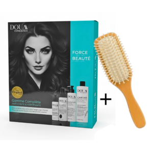 Douaa Cosmetics Pack Anti-chute & Fortifiante Avec Brosse Chvx