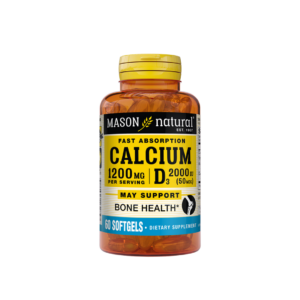 Mason Natural Calcium + Vit D3 60 Softgels 1618-60