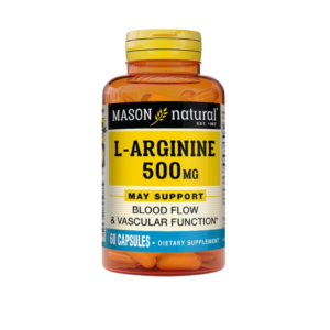 Mason Natural L-Arginine 500mg 60 Capsules 1264-60