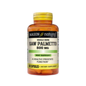 Mason Natural Saw Palmetto 500mg 60 Capsules 1151-60