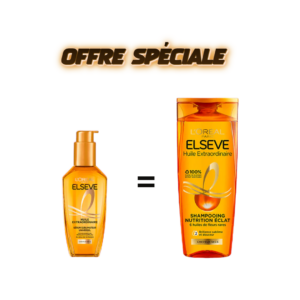 Elseve Huile Extraodinaire Chvx Tres Secs " Shamp 200ml+Serum 100ml "