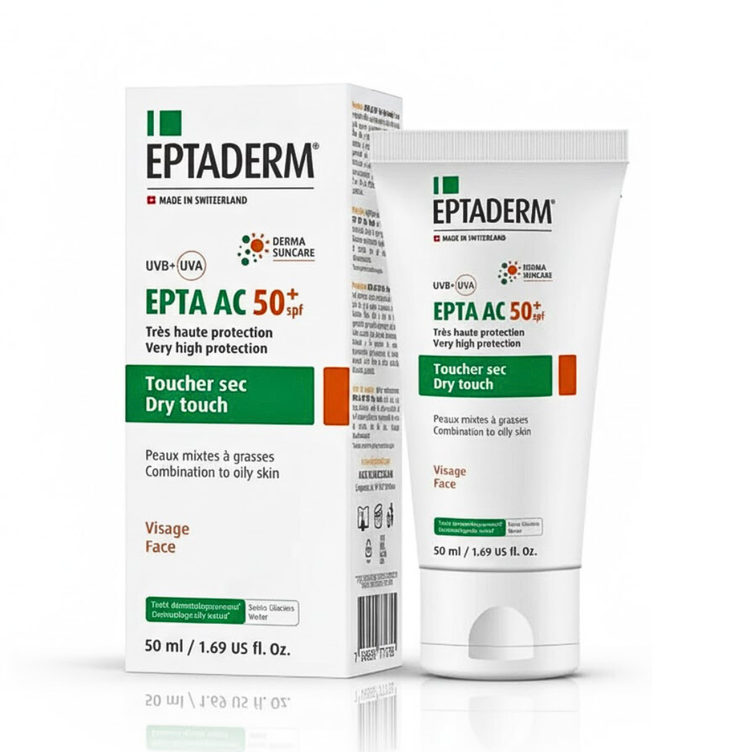 Epta Ac Ecran Solaire Toucher Sec spf50+ 50ml — vue principale