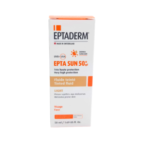 Epta Sun spf50+ Fluide Teinte Light 50ml โ vue principale