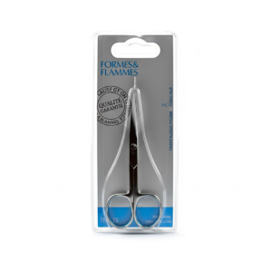 F&F Ciseaux A Envies Courbes Acier Forge Inoxydable Poli Ref 80