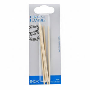 F&F Repousse-Peaux Batonnets Manucure Pequia Amarello Ref 67