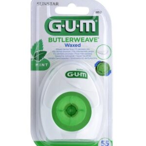 GUM Fil Dentaire Cire Menthole 1855