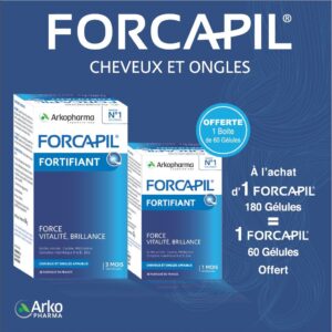 Forcapil Duo Pack " 180 Gelules+60 Gelules "