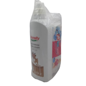 Friendly Multi Purpose Floor Cleaner1L+Lingette Fresh Runy 120Pcs Pack