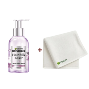 Garnier Ultra Doux Coffret "Serum Hair Silk Elixir 120ml+Serviette"
