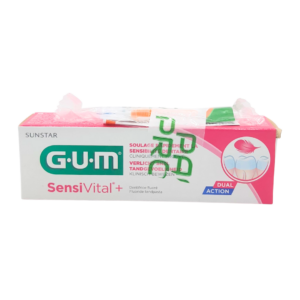 GUM Dent Sensivital Plus 75ml+Brosse Inter 1412 Pack