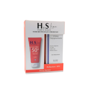 H&S Line Ecran Solaire Spf50 + Creme Depigmentante 50ml Pack -50% โ vue principale