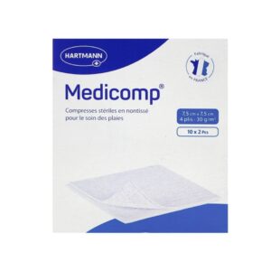 Hartmann Medicompresses 7.5*7.5cm 100/boite 411843