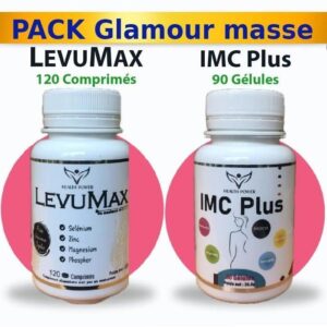 Health Power Glamour Masse Pack" IMC Plus 90 Gel+Levumax 120 Cps"