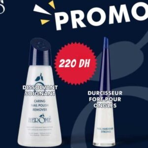Herome Duo Pack "Durcisseur Fort Pour Ongles+Dissolvant"