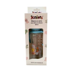 Juniors Biberons En Verre+poignet GM 250ml