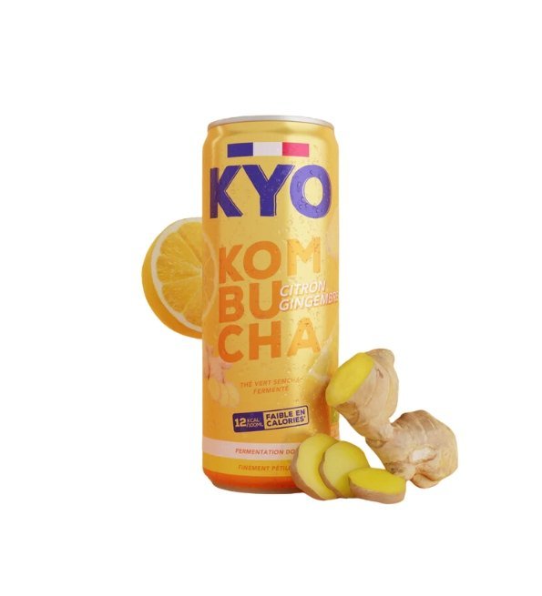 KYO KOMBUCHA CITRON GINGEMBRE 330ML — vue principale