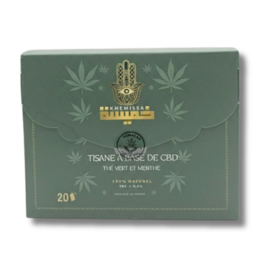 Khemissa Cbd Tisane Tisane The Vert&Menthe Boite De 20 Sachets